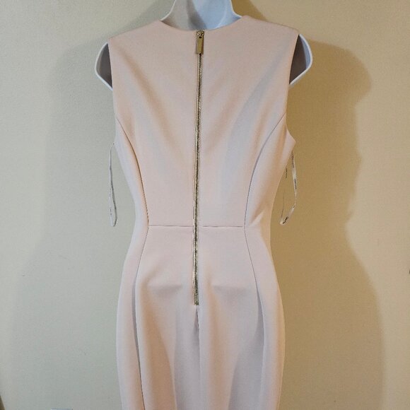 Calvin Klein Light Pink Shift Dress - Size 6 Small - Picture 2 of 7